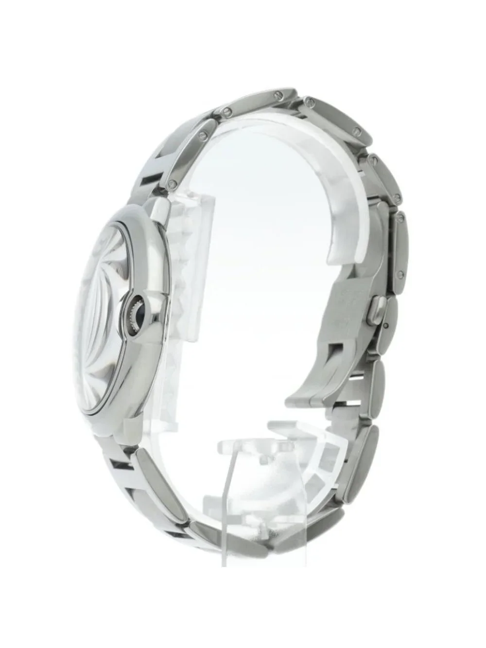 Cartier Ballon Blue LM Watch 42 Auto SS Silver